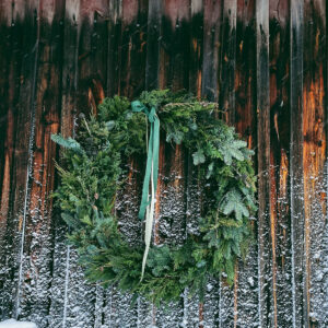 Kranskväll vid elden