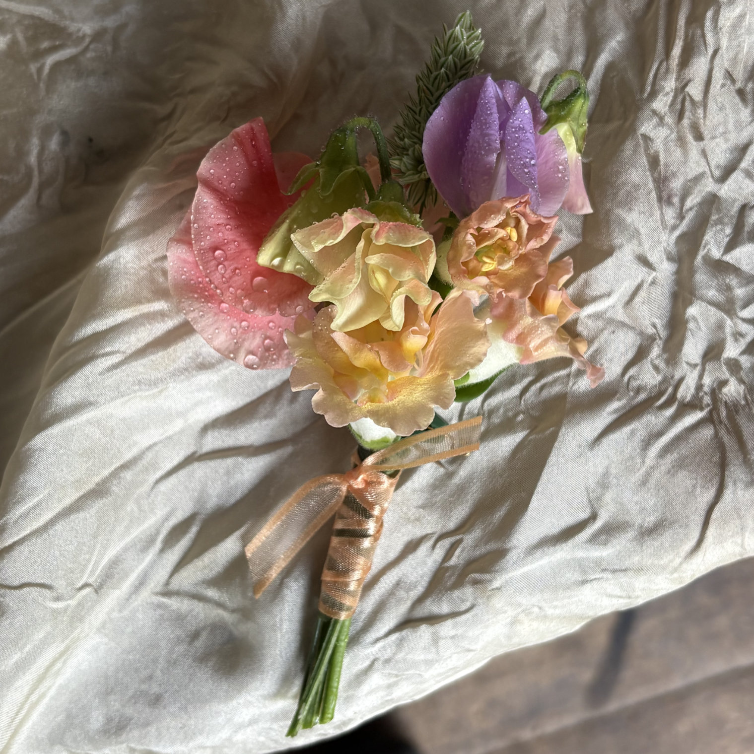 Bröllopsbukett Corsage